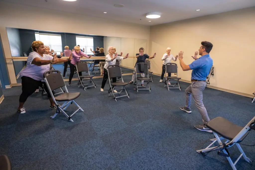 clarendale clayton chair yoga