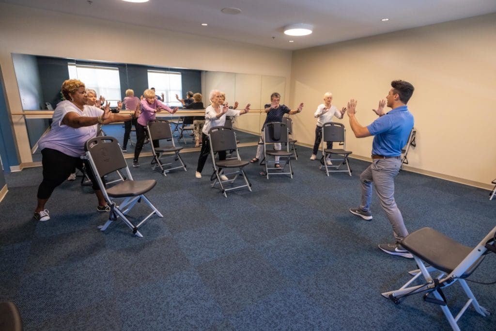 clarendale clayton chair yoga