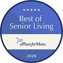 A Place for Mom Senior Living Award Badge